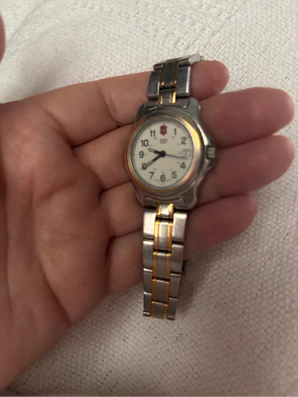 Victorinox Swiss Army Women's Two-Tone White Dial Watch - Picture 6 of 6